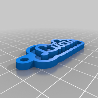 luc joyería joya personalizado llaveros llaves 3d print model - Mito3D