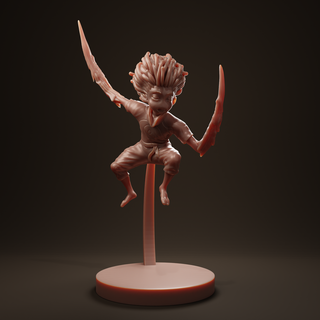 luca estátua desenho animado tabela topo brinquedo sereia casa habbit passatempo 3d print model - Mito3D