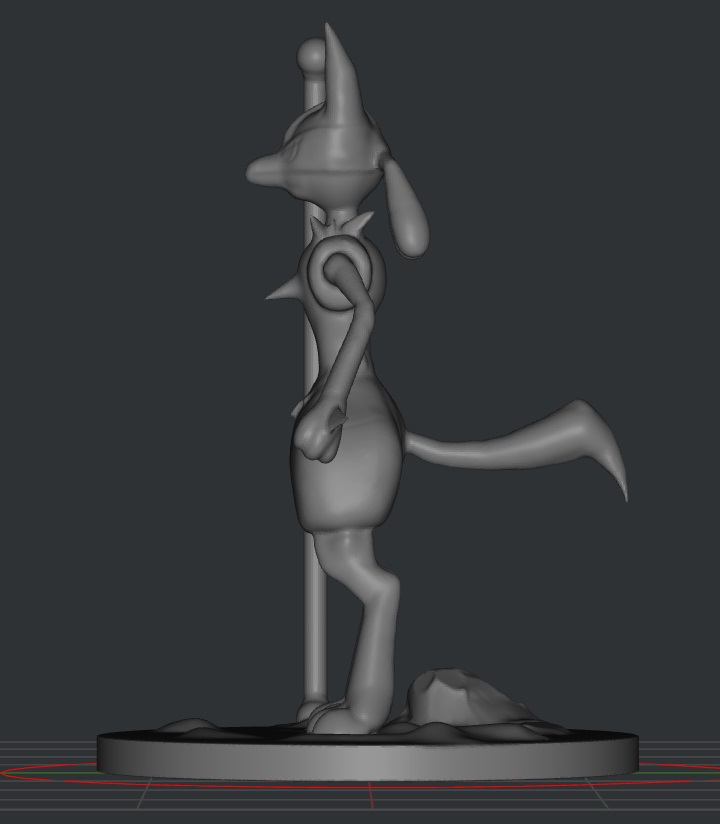 lucario Spiel lucarius Pokémon Harz pla Kunst Spielzeug 3D print model - Mito3D