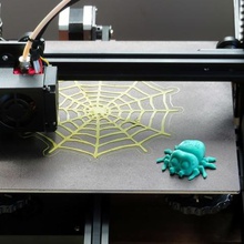 lucas spider art creatures zbrush web toy net openscad nature model miniature halloween decoration game funny creation 3d slash printer 3d print model - Mito3D
