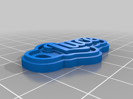 luce customized keychains 3d print model - Mito3D