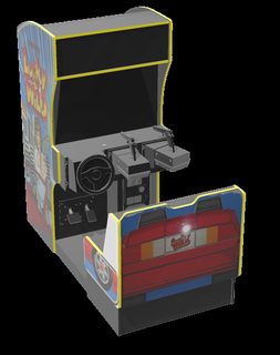 chanceux sauvage arcade machine rétro jeu tireur 3d print model - Mito3D
