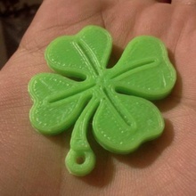 lucky clover trousseau de clés divers stpatrick l'irlandais porte-clés 3d print model - Mito3D