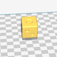 lucky cube Spiel 3d print model - Mito3D