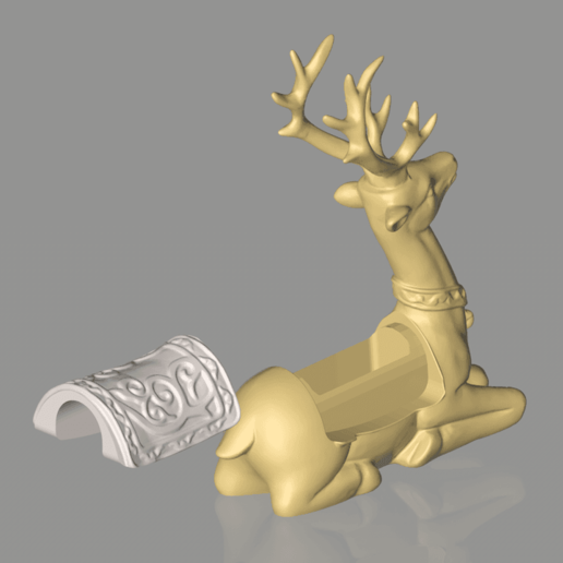 lucky deer decoration home 3D print model - Mito3D