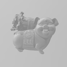 lucky pig - asia collection 3d print model - Mito3D