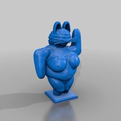 la suerte de venus willendorf art las esculturas 3D print model - Mito3D