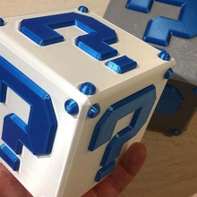 luckybox mario juego de juguete super cuadro 3d print model - Mito3D