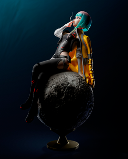 lucy cyberpunk 2077 gioco anime Luna 3d stampa collezione decorazione figurina alto qualità sci fi futuristico miniatura fan merce pop cultura limitato edizione 3d print model - Mito3D