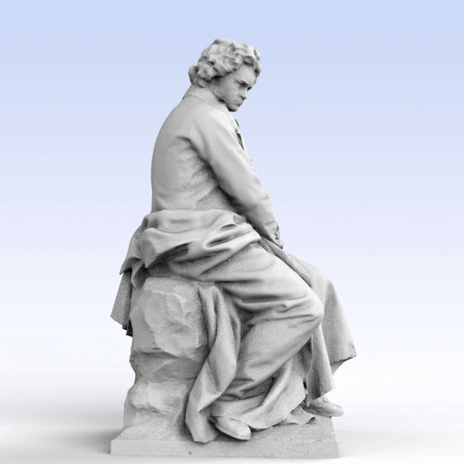 ludwig van Beethoven 3D print model - Mito3D