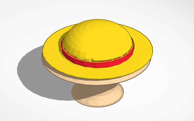 luffy paille chapeau croco jibbit charme crocs gomu no mi ope nika 3d print model - Mito3D