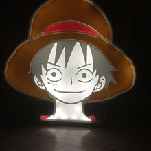 ruffy one piece LED Lampe 3d print model - Mito3D