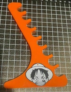 luffy pre roll stand hashhole 3d print model - Mito3D