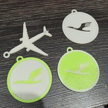 lufthansa key ring plane various tool gift flight fly airline airplane aeronautics detail decoration keys keychain claver souvenir logo 3d print model - Mito3D