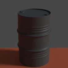 luftwaffe pattern fuel drum 3d print model - Mito3D