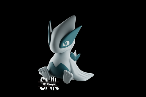 Lugia mignonne Pokémon décoration déco ornement chibi fanart légendaire gestion 3d print model - Mito3D