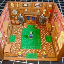 Luigi Villa dunkel Mond Miniatur Gadget 3ds verfolgt Haus Innere Design luigi gemietet 3 Mario Nintendo 3d print model - Mito3D