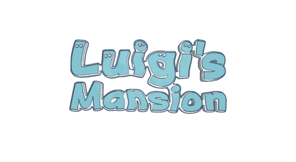 luigi's mansion logo luigi's mansion nintendo super mario  3d print model - Mito3D