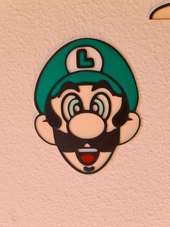 Luigi drucken luigi Mario bros Nintendo vereiteln Dekoration Deko Kind Mädchen Kinder Mauer Tür 3d print model - Mito3D