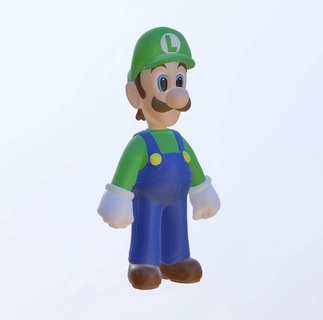 luigi Mario nintendo fratelli film super bros 3d print model - Mito3D