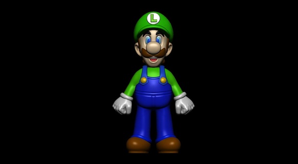 luigi Mario carattere gioco 3d print model - Mito3D