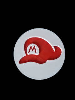 luigi mario sombrero portavasos menaje nintendo juego azar súper 3d print model - Mito3D
