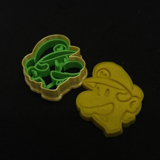 Luigi biscuit coupeur marios bross bros moule cuisine mario Coupe biscuits boulangerie vidéo Jeux 3d print model - Mito3D