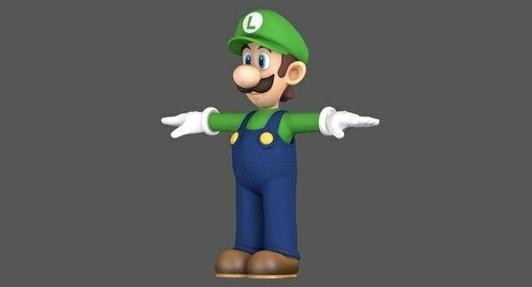 luigi Mario vari 3d print model - Mito3D