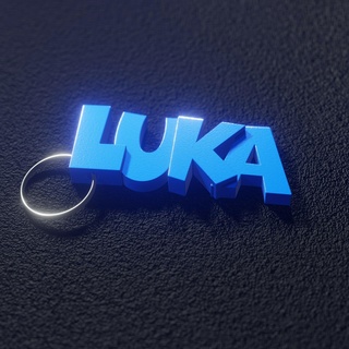 luka - keyring Gadget keychain 3d print model - Mito3D