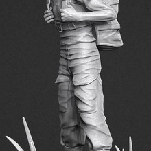 Luke Yoda Krieg Sterne 3d print model - Mito3D