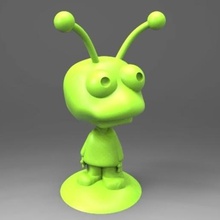 lukewarm various musica character extraterrestrial alien disc portrayal cheerful 3d print model - Mito3D