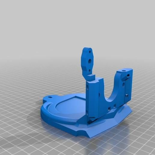 lulzbot taz 5 combo extruder mount bltouch 3d_printer_extruders 3D print model - Mito3D