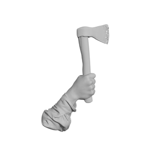 oduncu anima el eller anatomi şekil vermek heykel taramak zbrush hediye kereste kriko Odun orman 3d print model - Mito3D