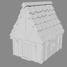 lumberjack cottage miniature architecture buildings structures warhammer terrain tabletop kings war house dnd building boardgame 3d print model - Mito3D