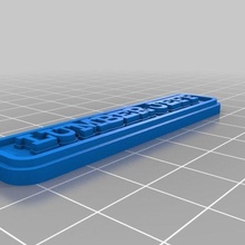 Lumberjeff joalheria personalizado chaveiros 3d print model - Mito3D