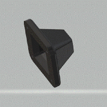 monde cube mod Cadre nez caméra lumière lumecube air 2 3d print model - Mito3D
