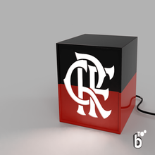 rivière ria flamengo football lampe noir Brésil brésilien champion Football rouge DIY 3d print model - Mito3D