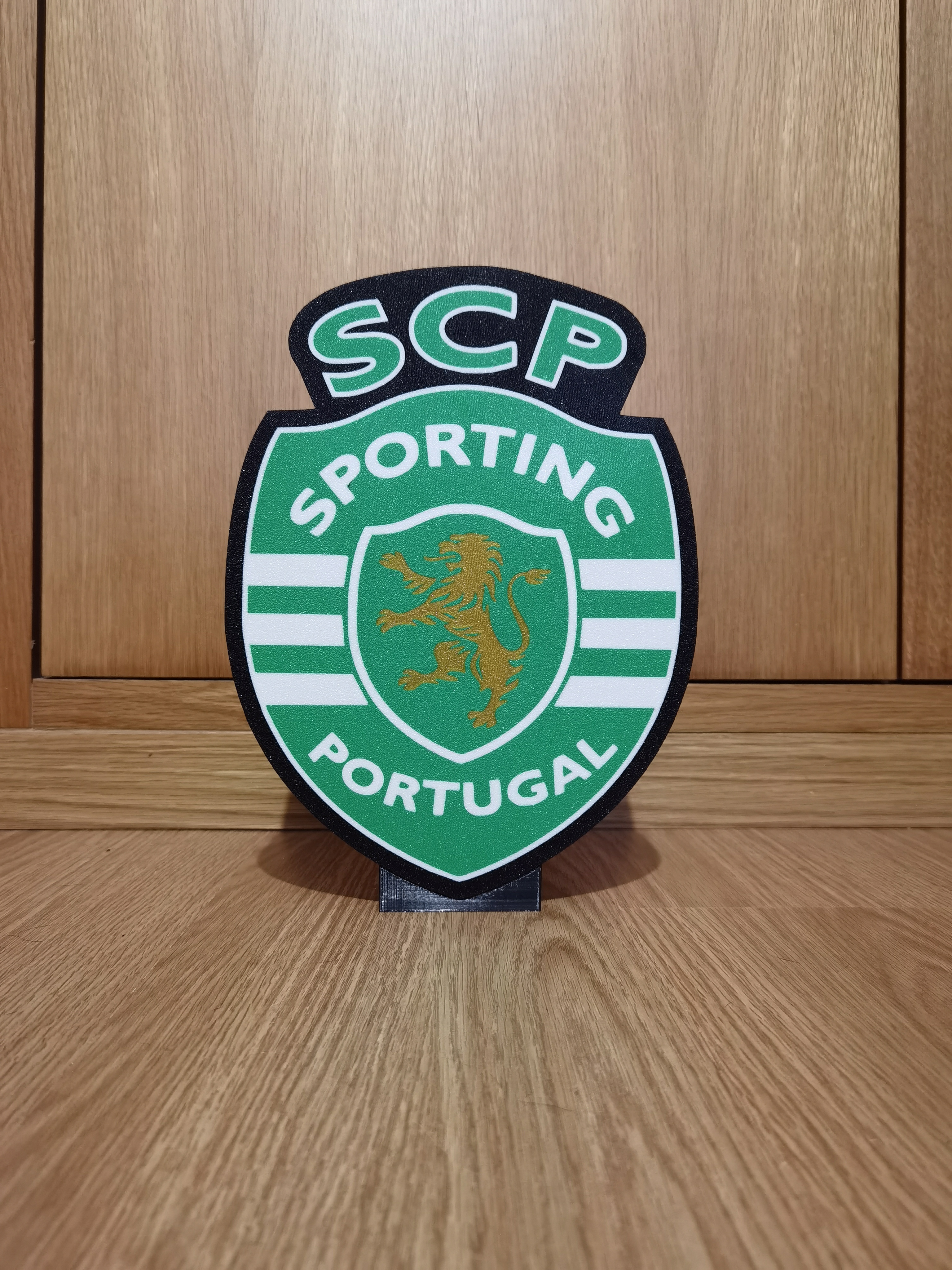 lumin ria sporting clube de portugal 3d printing art football leds 3D print model - Mito3D