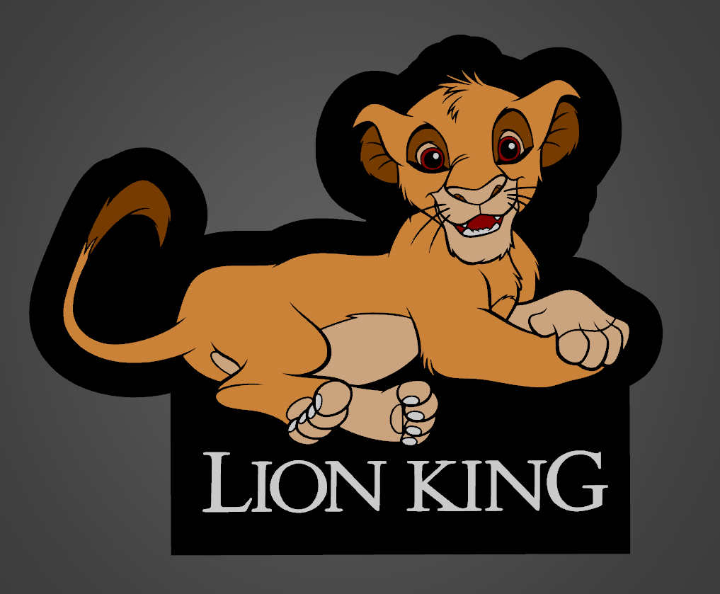 luminaria lighting lion king 3D print model - Mito3D