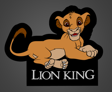 luminaria lighting lion king 3d print model - Mito3D