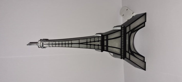 luminous effel tower lamp led paris 3d print model - Mito3D