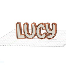 ışıltılı Lamba Lucy 3d print model - Mito3D