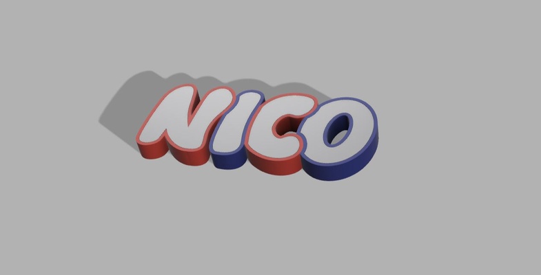 luminous lamp nico nicolas first light box decoration gift 3d print model - Mito3D