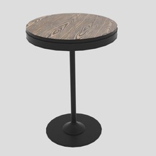 lumisource dakota round adjustable height bar table home furnishing furniture adjust source lumi needle hay hayneedle 3d print model - Mito3D