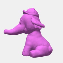 lumpy heffalump efelante varios pooh 3d print model - Mito3D