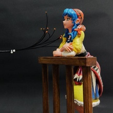 Luna lunaire argent étoile récit art statue figure Jeu vieux jeux fille figurine 3d print model - Mito3D