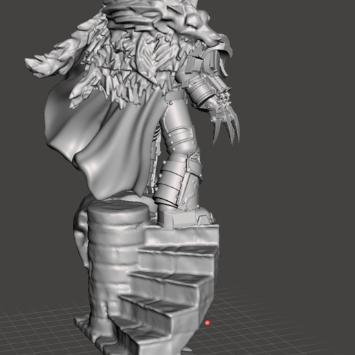luna warmaster - base game warhammer horus chaos wolves 40k heresy 3D print model - Mito3D