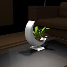 lunar flowerpot 3d print model - Mito3D