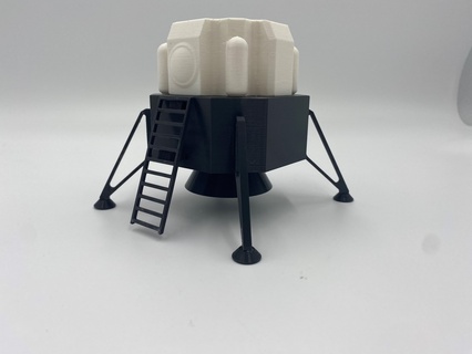 Mond Lander Bleistift Topf Apollo Platz 3d print model - Mito3D