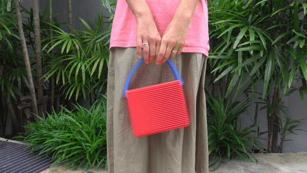 almuerzo caja bolso mano bolsa embrague 3D print model - Mito3D